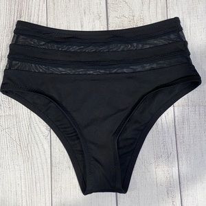 Shade & Shore Black Bikini Bottoms